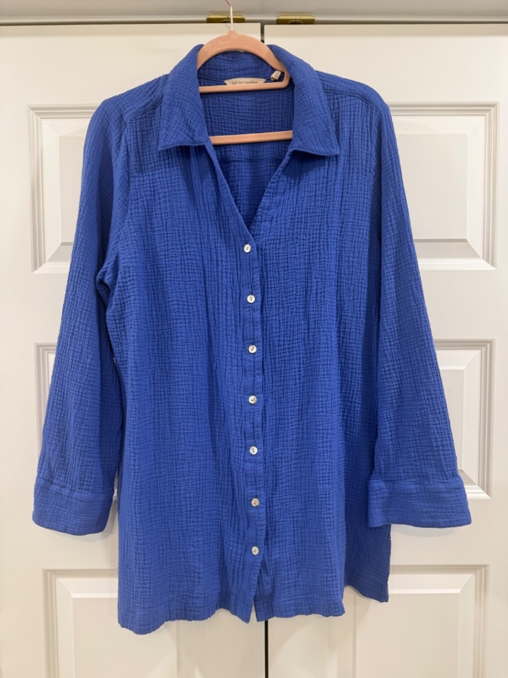 Soft Surroundings Escambia Gauze Tunic in Size Large - Picture 8 of 9